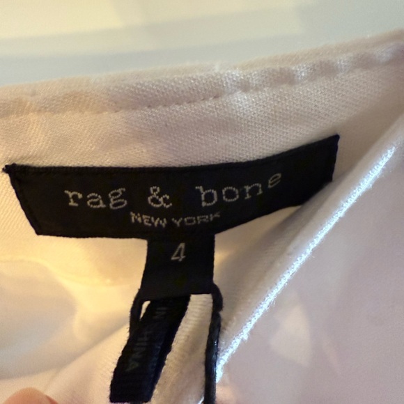 Rag & Bone Sofie wide leg pant white linen NWT - Picture 10 of 13